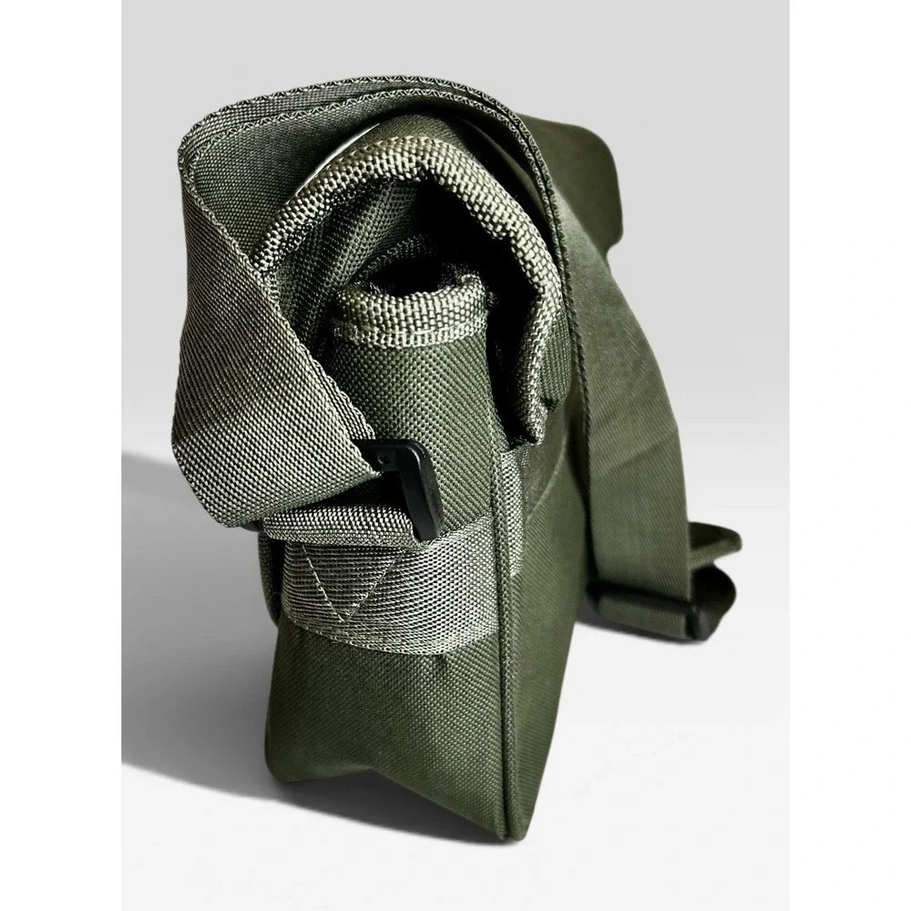 ATN Scope Bag Adjustable Padded Strap Hook Loop Closure Olive Green Canvas Bag